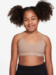 Nike Brown Alate Sports Bra - Image 1 of 3