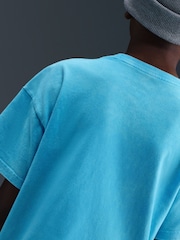 Azul báltico - Nike Club Wash Effect T-Shirt - Imagen 4 de 5