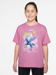 Nike Flamingo Pink Take Flight Photographic Print T-Shirt - Image 1 of 3