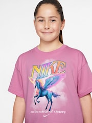 Nike Flamingo Pink Take Flight Photographic Print T-Shirt - Image 2 of 3
