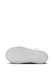 Nike White Ghost Grey Junior Air Force 1 Easy On Trainers - Image 8 of 10