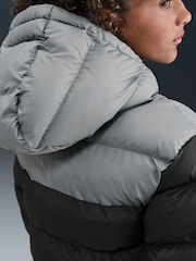 Nike Black Colour Block Puffer Jacket - Image 6 of 7