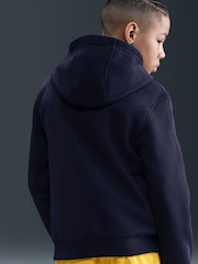 Nike Blue Erling Haaland Club Fleece Hoodie - Image 4 of 5