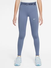 Nike World Indigo Blue Pro Dri-FIT Leggings - Image 1 of 3