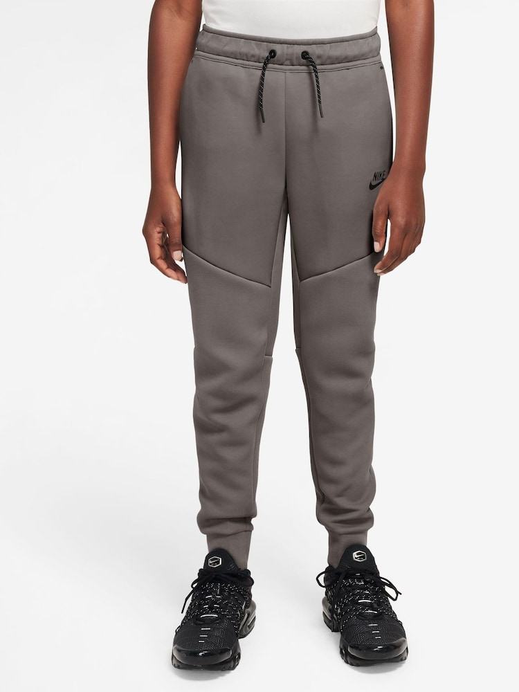 Nike Grey Stone Tech Fleece Joggers - Image 2 of 3