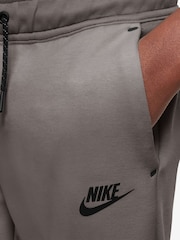 Nike Grey Stone Tech Fleece Joggers - Image 3 of 3