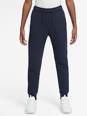 Nike Blue Tech Fleece Joggers - Image 1 of 3