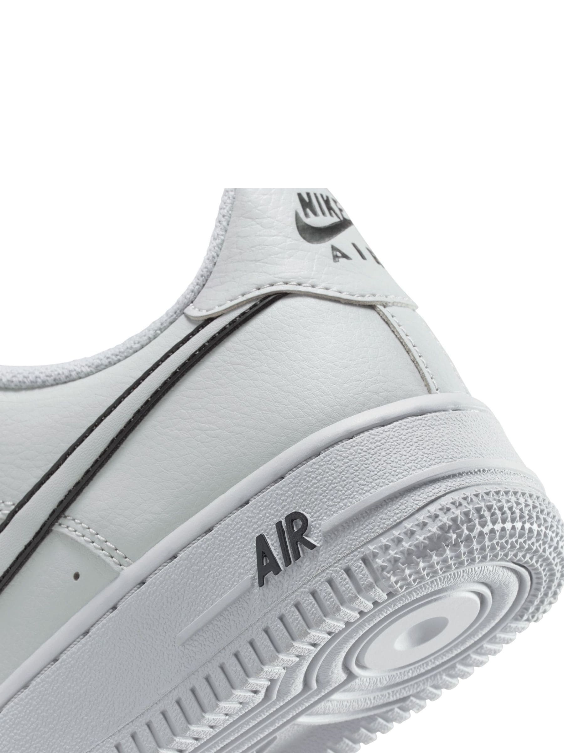 nike air force 1 junior grey and white
