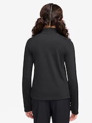 Nike Black Pro Dri-FIT Veneer Printed Swoosh Half Zip Sweat Top - Image 2 of 3
