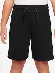 Nike Black Tech Fleece Shorts - Image 1 of 4
