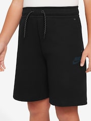 Nike Black Tech Fleece Shorts - Image 3 of 4