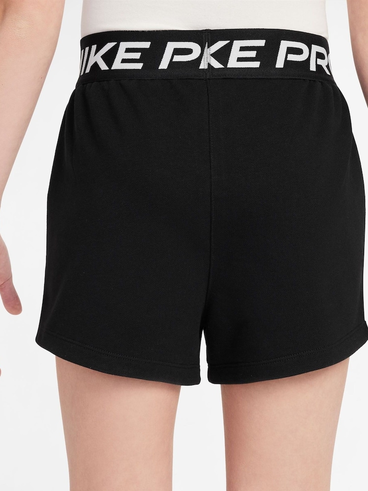 Nike Black Pro Dri-FIT Fleece Shorts - Image 2 of 4