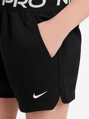 Nike Black Pro Dri-FIT Fleece Shorts - Image 4 of 4
