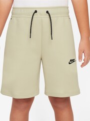 Nike Brown Tech Fleece Shorts - Image 3 of 4