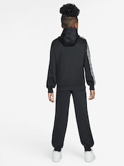 Nike Black Club+ Poly Taped Zip Through Hoodie - Image 2 of 3