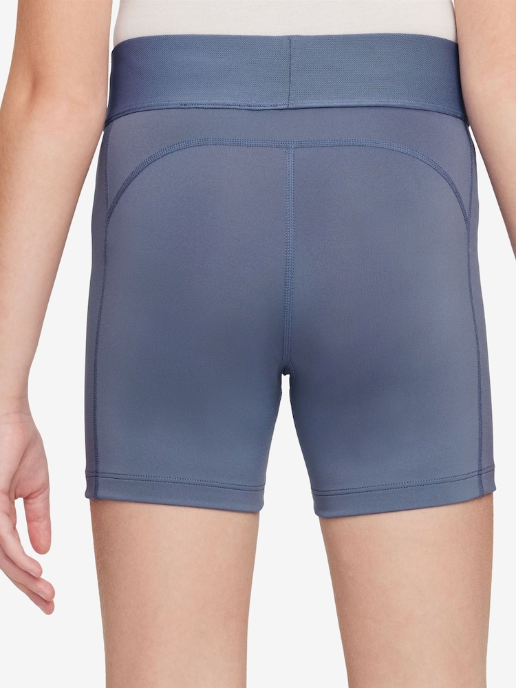 Nike World Indigo Blue Pro Dri-FIT 3 Inch Shorts - Image 2 of 4