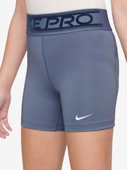 Nike World Indigo Blue Pro Dri-FIT 3 Inch Shorts - Image 3 of 4
