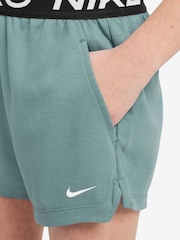 Nike Cannon Green Pro Dri-FIT Fleece Shorts - Image 4 of 4