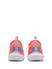 Nike Pink/Orange Blue Infant Flex Runner 4 Trainers - Image 6 of 9