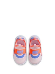 Nike Pink/Orange Blue Infant Flex Runner 4 Trainers - Image 7 of 9