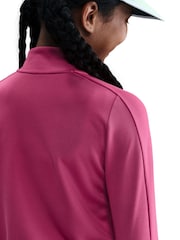 Beet Pink - Nike Pro Dri-FIT Veneer Printed Swoosh Half Zip Sweatshirt - Bild 4 von 5