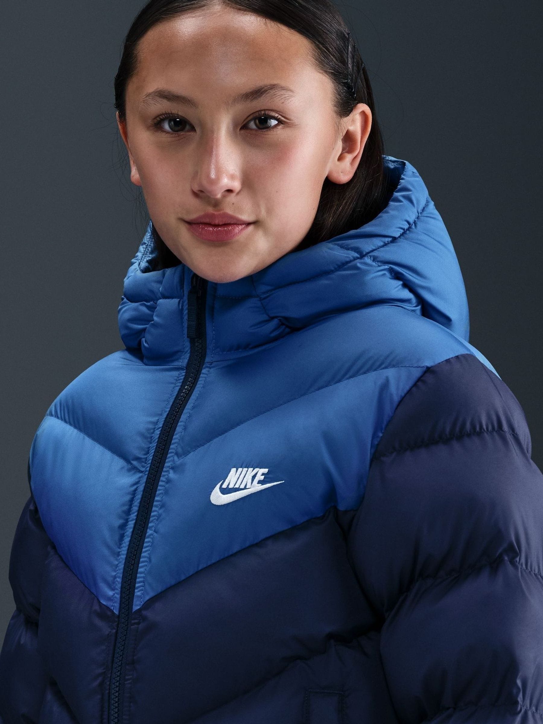 nike puffer jacket navy