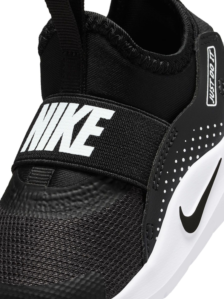 Nike Black/White Infant Flex Runner 4 Trainers - Image 10 of 10