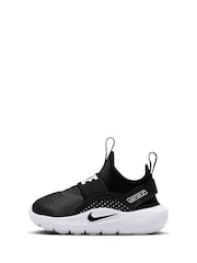 Nike Black/White Infant Flex Runner 4 Trainers - Image 2 of 10