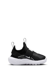 Nike Black/White Infant Flex Runner 4 Trainers - Image 3 of 10