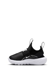 Nike Black/White Infant Flex Runner 4 Trainers - Image 4 of 10