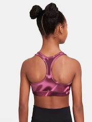 Nike Beet Pink Pro Swoosh Sports Bra - Image 2 of 3