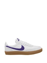 Nike White/Grape Purple Youth Killshot Trainers - Image 1 of 4