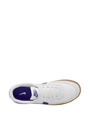 Nike White/Grape Purple Youth Killshot Trainers - Image 3 of 4