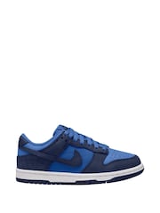 Azul Cometa/Azul Marino Medianoche - Zapatillas bajas para jóvenes Dunk de Nike - Imagen 1 de 4