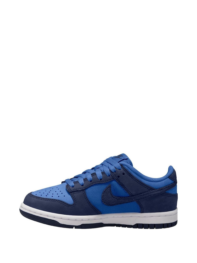 Azul Cometa/Azul Marino Medianoche - Zapatillas bajas para jóvenes Dunk de Nike - Imagen 2 de 4
