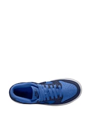 Azul Cometa/Azul Marino Medianoche - Zapatillas bajas para jóvenes Dunk de Nike - Imagen 3 de 4