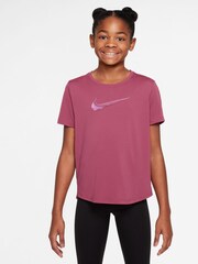 Nike Pro Dri-FIT Veneer One Short Sleeve T-Shirt - Bild 1 von 3