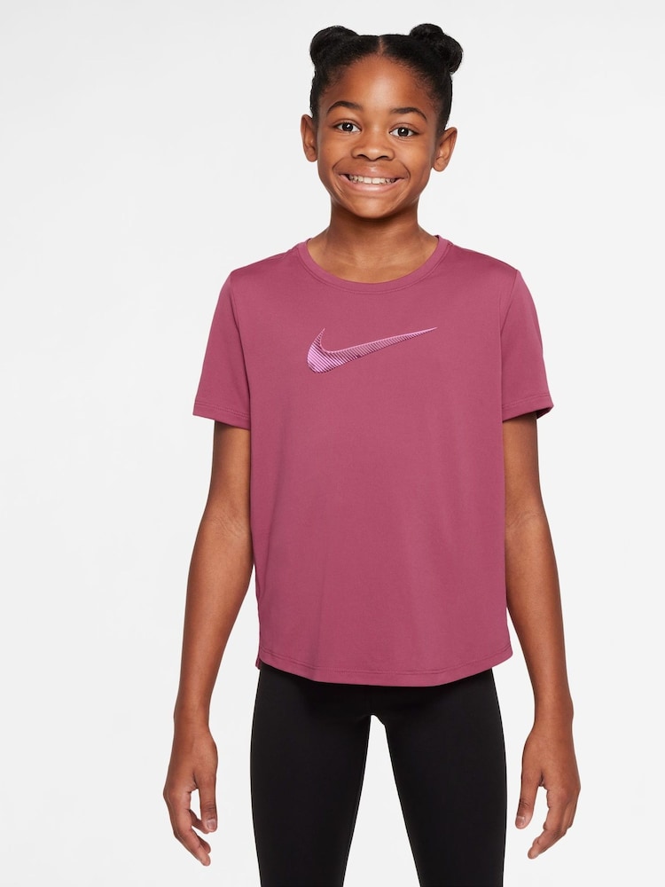 Nike Pro Dri-FIT Veneer One Short Sleeve T-Shirt - Bild 1 von 3