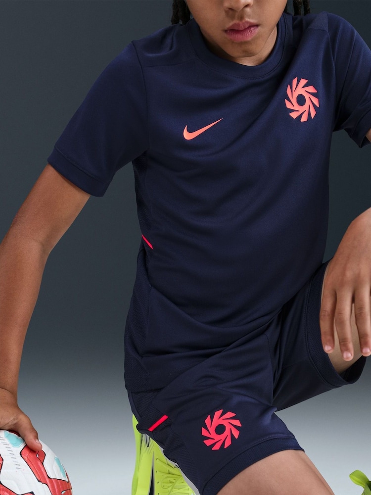 Nike Blue Erling Haaland Academy 25 Shorts - Image 7 of 7