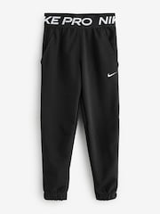 Czarny - Joggersy polarowe Nike Pro Dri-Fit - Obraz 4 z 7