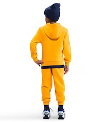 Nike Yellow Erling Haaland Club Fleece Hoodie - Image 2 of 10