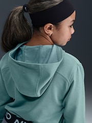 Nike Cannon Green Pro Dri-FIT Cropped Fleece Hoodie - Image 5 of 5