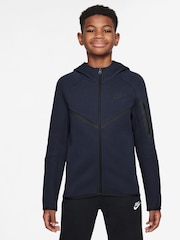 Blau - Nike Tech Fleece-Kapuzenjacke mit Reißverschluss - Bild 1 von 3