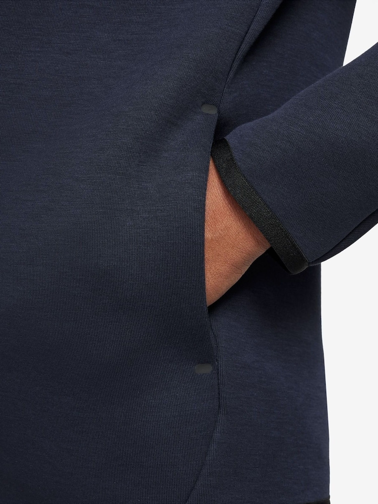 Blau - Nike Tech Fleece-Kapuzenjacke mit Reißverschluss - Bild 3 von 3