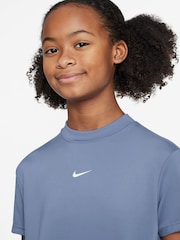 Nike World Indigo Blue Pro Dri-FIT Short Sleeve T-Shirt - Image 3 of 3