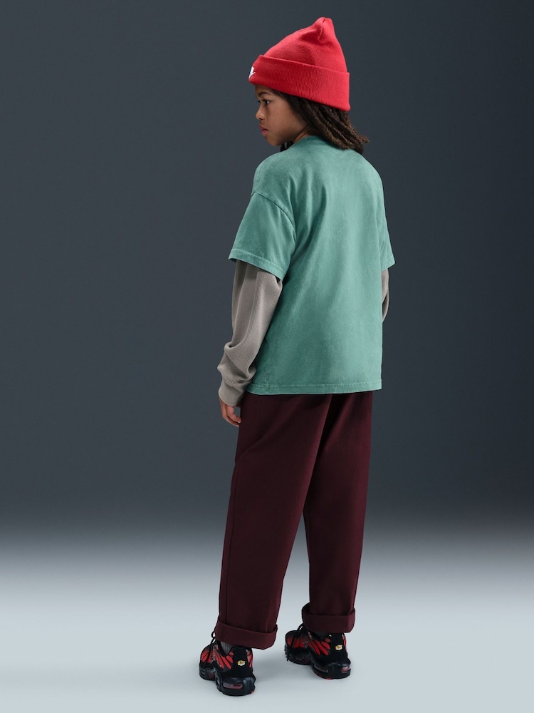 Nike Bicoastal Green Club Wash Effect T-Shirt - Image 2 of 6