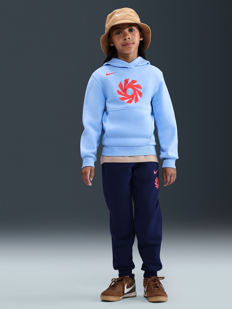 Nike Blue Tint Erling Haaland Club Fleece Hoodie - Image 1 of 10