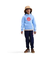 Nike Blue Tint Erling Haaland Club Fleece Hoodie - Image 6 of 10