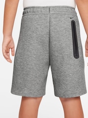 Nike Dark Grey Heather Tech Fleece Shorts - Image 2 of 4