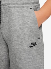 Nike Dark Grey Heather Tech Fleece Shorts - Image 4 of 4